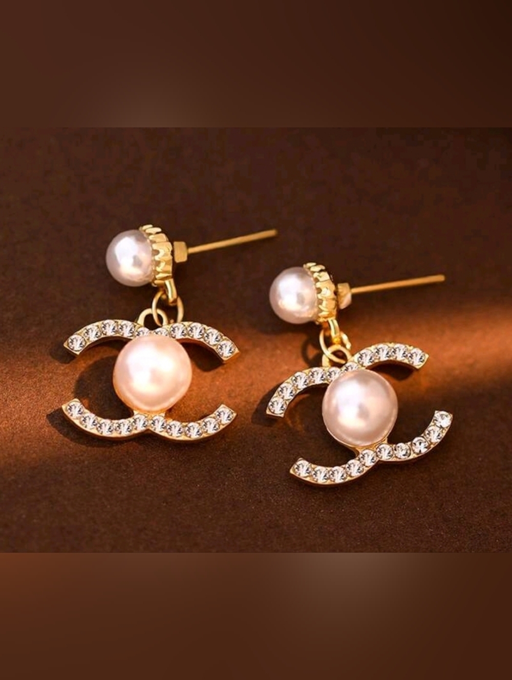 Chanel Style Earrings - Picture 5 of 10